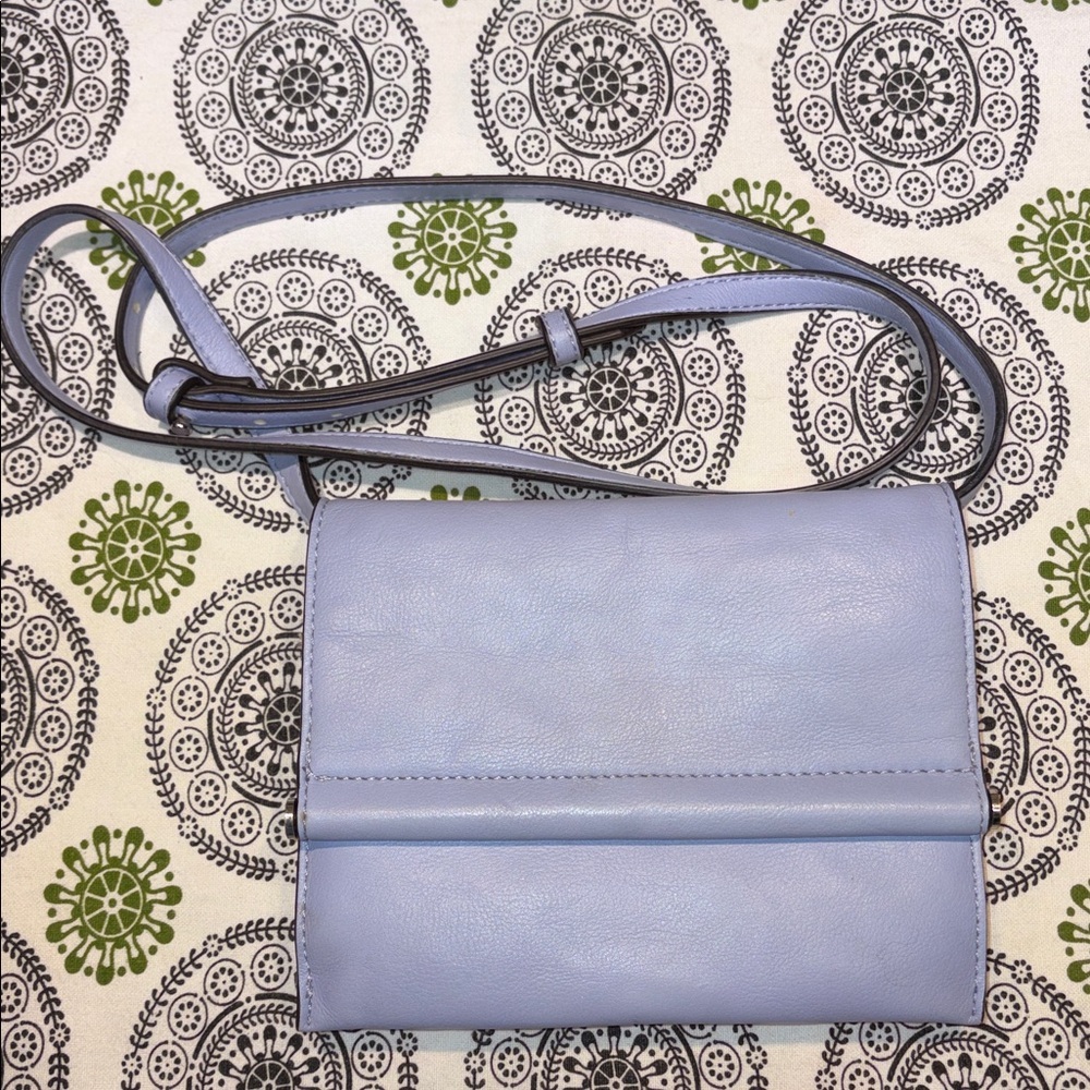 Light Purple Faux LeatherCrossbody Bag Alfani 6x8